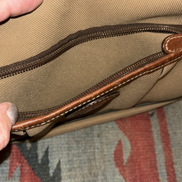 EUC Hunting World Safari Khaki Canvas Leather Bum Bag